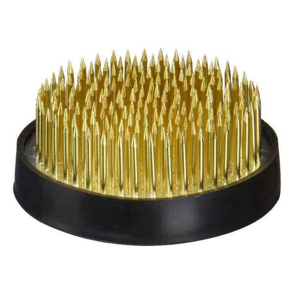 在庫状況：お取り寄せ/お届け：約2週間/◆花の生け花専用。◆針部分に水がにごらないように特殊防水加工を施してあり、生け花の寿命を長持ちさせます。◆ゴムリング付きなので花器を傷付けない。剣山と花器が滑らない。/[02084マルフジ]