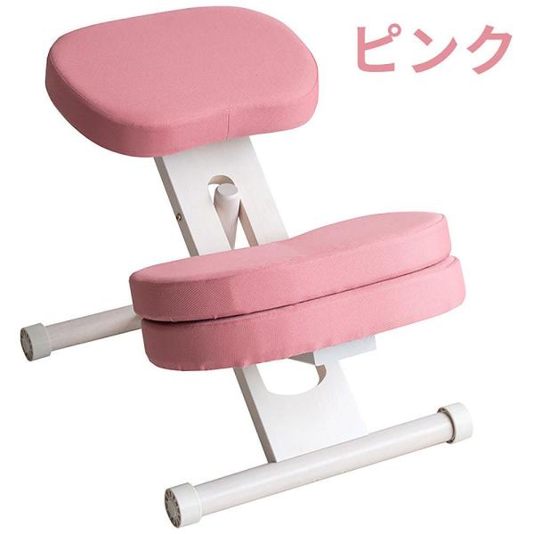 在庫状況：お取り寄せ/お届け：約2週間/※画像はイメージです。◆斜めの座面が立ち姿勢のように骨盤が立つので自然と背中がS字カーブを描き、理想的な姿勢を作り出せます。・組立：お客様組み立て/[CHN889CKWHPK]