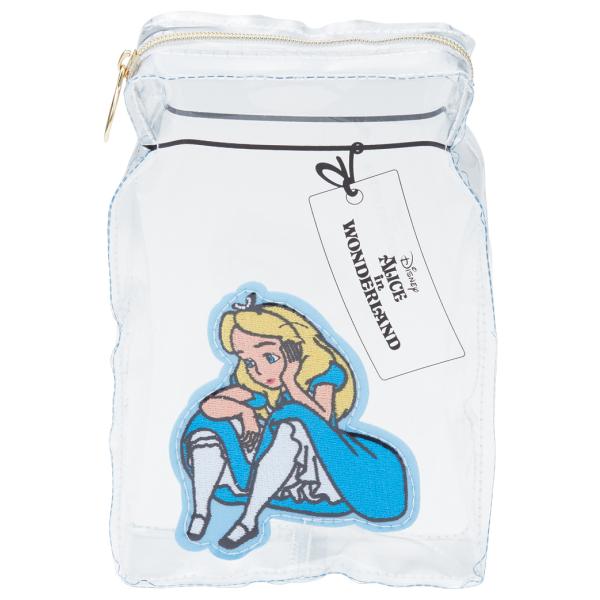 在庫状況：お取り寄せ/お届け：2〜3週間/◆刺繍のキャラクターがおしゃれ 中身が見える自立式クリアポーチ?/[127102282]