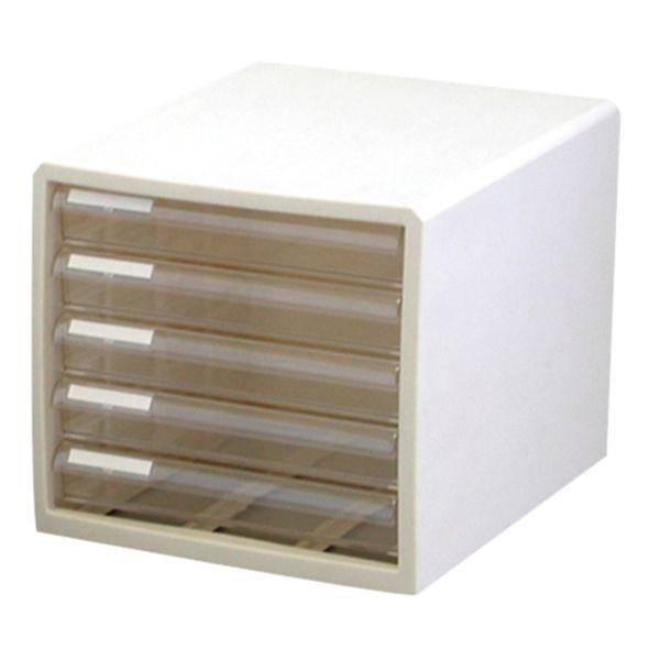 在庫状況：お取り寄せ/7日〜10日で出荷/◆A4サイズの書類、小物などの整理・保管に便利です。 ◆引出しは書類の整理に便利な浅型タイプです。◆引出しは透明度に優れ、内容物が良く見えます。便利なタイトルシール付き。・サイズ：幅277×奥行33...