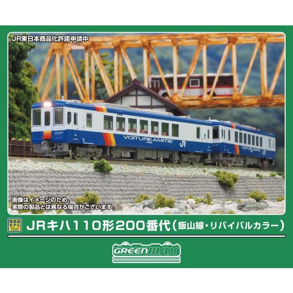グリーンマックス (N) 50872 JRキハ110形200番代(飯山線・リバイバルカラー)2両編成セット(動力付き) 返品種別B