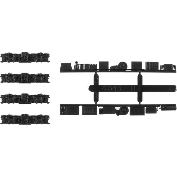 グリーンマックス (再生産)(N) 8484 動力台車枠・床下機器セットA-03(DT21＋4643BM) 返品種別B