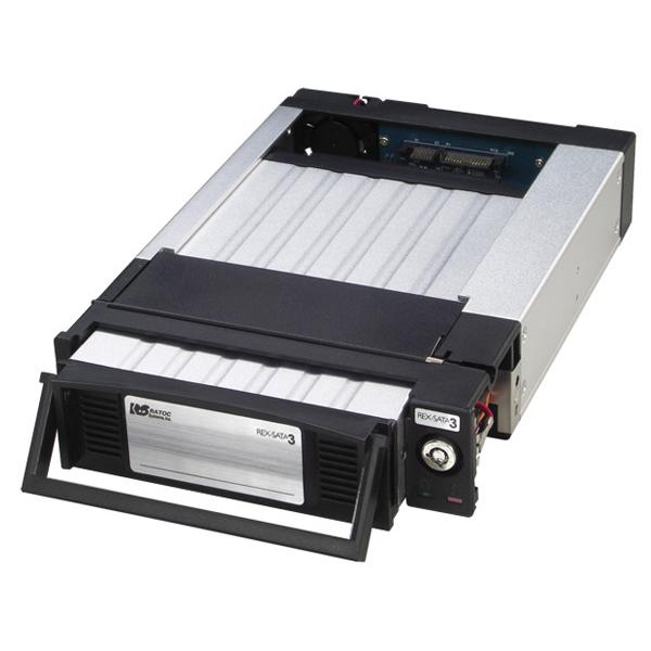 ラトックシステム SATA リムーバブルケース 内蔵タイプ(ブラック) REX-SATA 3シリーズ SA3-RC1-BKZ 返品種別A