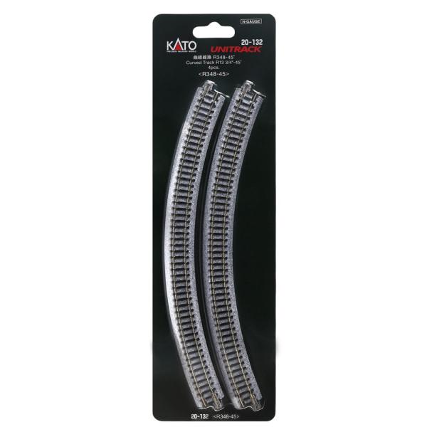 カトー（KATO） (N) 20-132 ユニトラック 曲線線路R348-45゜(4本入
