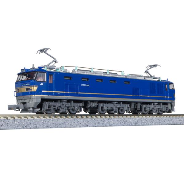 在庫状況：在庫あり/2024年06月 発売/※画像はイメージです。実際の商品とは異なる場合がございます。カトーの完成品Nゲージ車両、EF510 500 JR貨物色(青)です。