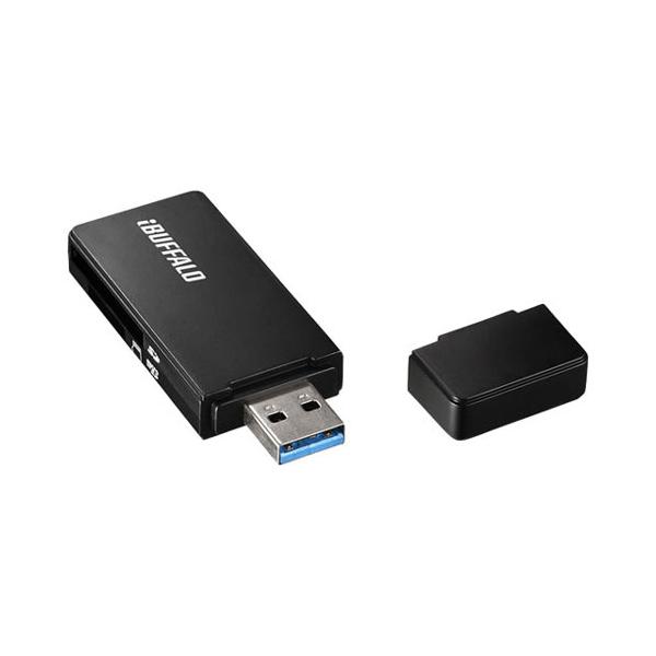 他サイト： バッファロー USB3.0 高速カードリーダー(ブラック) BSCR27U3BK 返品種別Aの商品画像