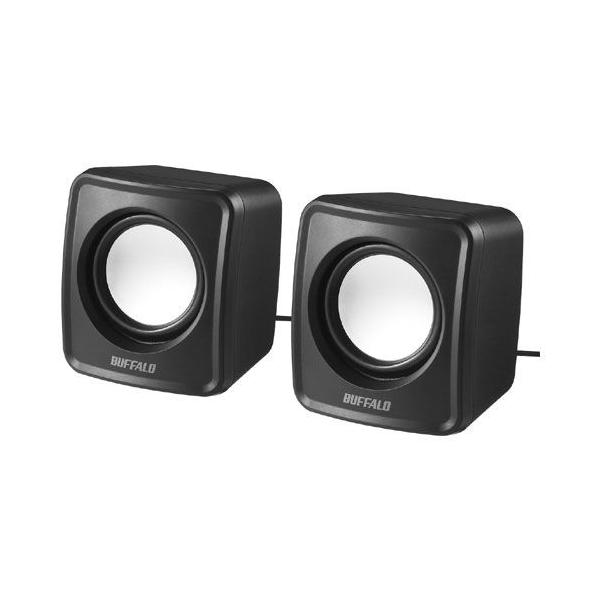 在庫状況：在庫あり/2019年10月 発売/◆コンパクトでもしっかりとした音楽再生が可能なハイパワー仕様◆手元で簡単に音量調整可能。ボリュームコントローラー付き◆USB給電方式採用。コンセント不要で配線がスッキリ/[BSSP100UBK]