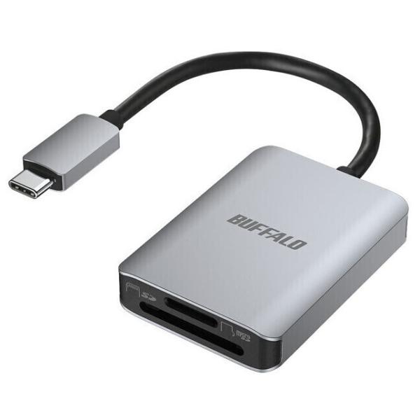 在庫状況：在庫僅少/2024年12月 発売/◆PC、スマホ、タブレットに挿すだけType-C接続◆UHS-II対応で高速データ転送◆SD/microSD用 2スロット搭載/[BSCR510U3CSV]