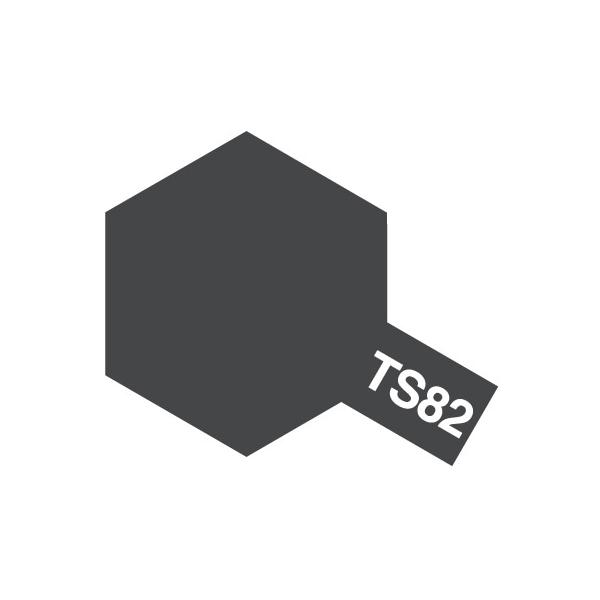 在庫状況：在庫僅少/※画像はイメージです。実際の商品とは異なる場合がございます。※表示されている色はWeb表示用の近似色です。実際の塗装色とは異なる場合があります。タミヤスプレー TS-82 ラバーブラックです。