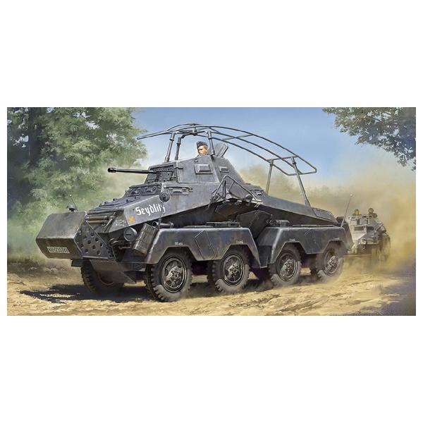 在庫状況：お取り寄せ/2013年02月 発売/※画像はイメージです。実際の商品とは異なる場合がございます。独軍偵察部隊の主力車輌大戦初期の必須アイテムがいよいよ1/48MMに登場! タミヤ 1/48 MM ドイツ8輪重装甲車 Sd.Kfz....