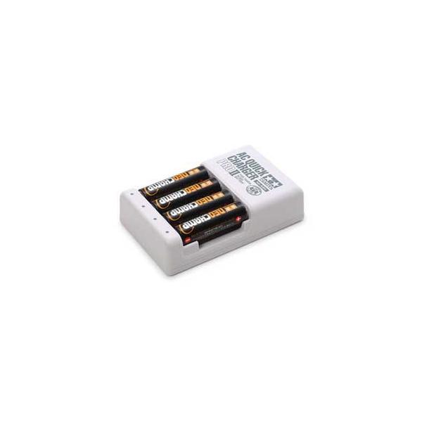 タミヤ 単3形ニッケル水素電池 ネオチャンプ(4本)と急速充電器PRO II(55116) 返品種別B