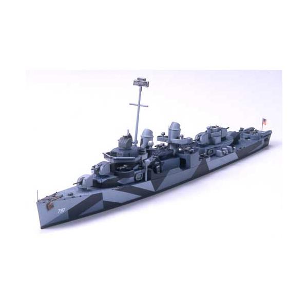 在庫状況：お取り寄せ/お届け：約2週間/※画像はイメージです。実際の商品とは異なる場合がございます。日本の連合艦隊と相まみえた歴戦のアメリカ海軍駆逐艦DD797クッシングを1/700スケールで再現したプラスチックモデル組み立てキットです。