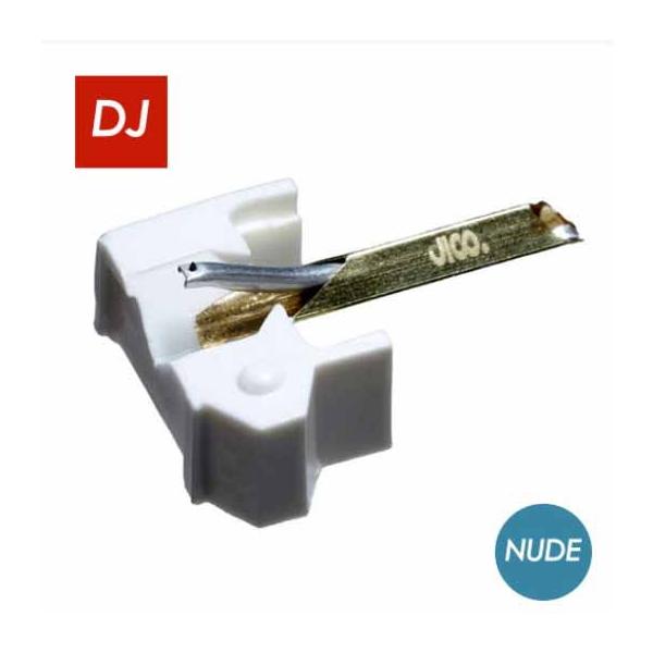 在庫状況：お取り寄せ/◆シュアー(M-44-7)用交換針・NUDE・DJ仕様◆ダイヤモンド無垢丸針採用◆対応カートリッジ：M44-7/[NUDESH192447DJ]