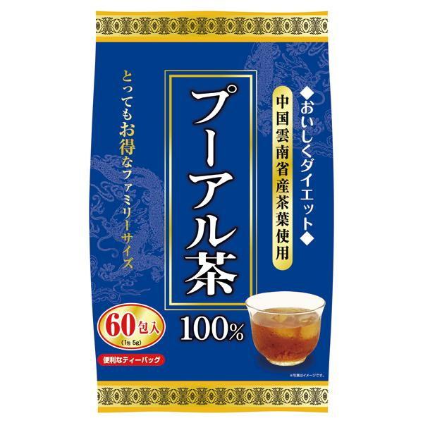 プーアル茶 60包 ユーワ 返品種別B