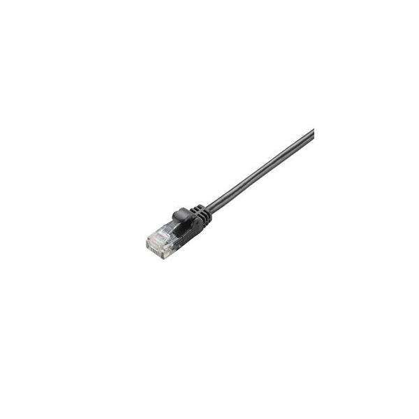 他サイト： エレコム CAT6準拠 スタンダード やわらかLANケーブル(ブラック・1m) LD-GPY/ BK1 返品種別Aの商品画像