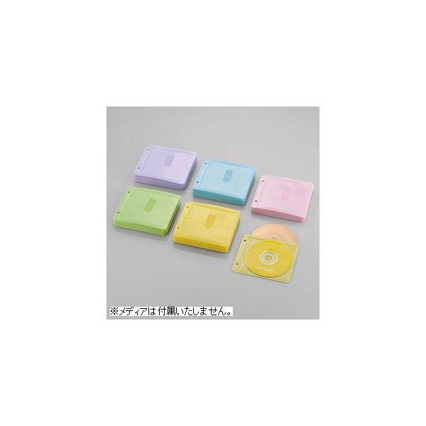 エレコム Blu-ray/ CD/ DVD対応不織布ケース 両面収納2穴付 120枚入/ 240枚収納(5色アソート) CCD-NBWB240ASO 返品種別A