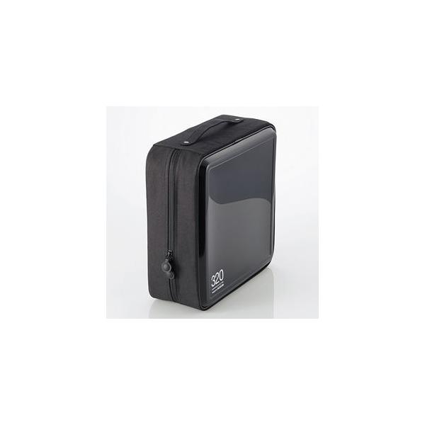 在庫状況：在庫あり/2014年01月 発売/◆縦にも横にも自立するスクエアデザイン!CD/DVDをスタイリッシュに収納できるCD/DVDファスナーケース。/[CCDH320BK]