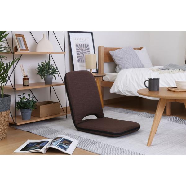 不二貿易（Fuji Boeki） コンパクト座椅子 シオン2 (ブラウン