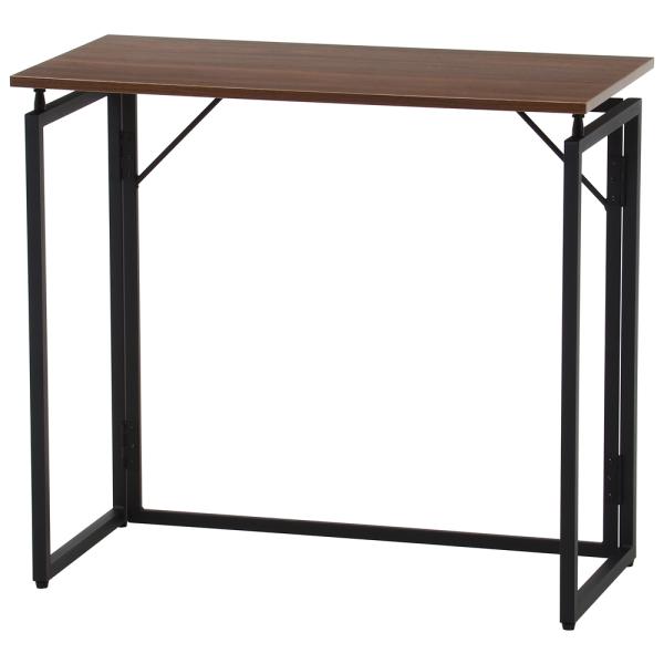 不二貿易（Fuji Boeki） フォールディングデスク(ブラウン) 73649 返品