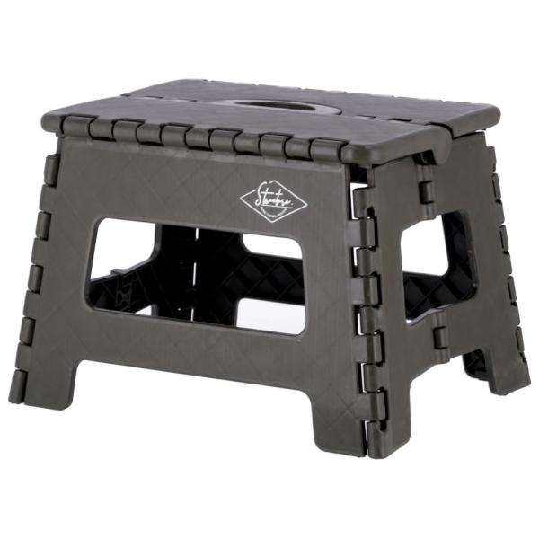 他サイト： 不二貿易 フォールディングステップスツール H22cm 1個箱(カーキ) ／7日〜10日で出荷／ 返品種別Aの商品画像