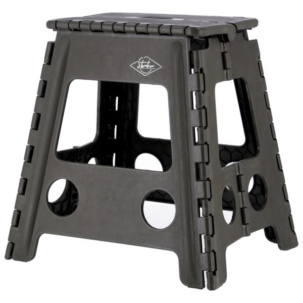 他サイト： 不二貿易 フォールディングステップスツール H39cm 1個箱(カーキ) ／7日〜10日で出荷／ 返品種別Aの商品画像