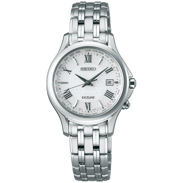 SEIKO セイコー (国内正規品)エクセリーヌソーラー電波時計 レディース