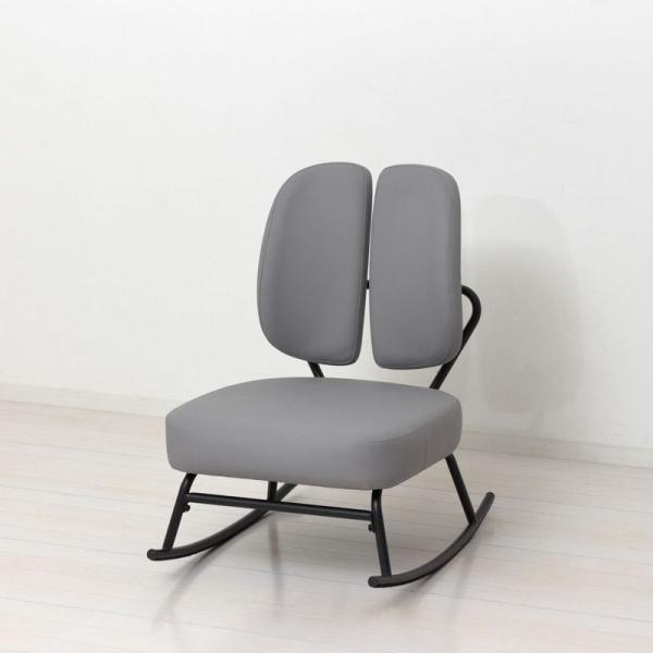 在庫状況：お取り寄せ/7日〜10日で出荷/◆リラックスできるロッキングチェア◆フィット感のある背もたれ◆コンパクトサイズ・組立：お客様組立/[30552クロシオ]