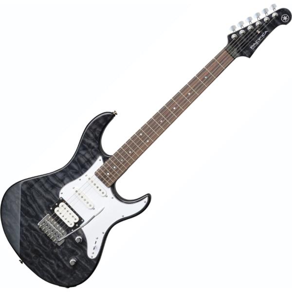 他サイト： ヤマハ エレキギター(トランスルーセントブラック) YAMAHA PACIFICA PAC200 series PAC212VQM-TBL 返品種別Aの商品画像