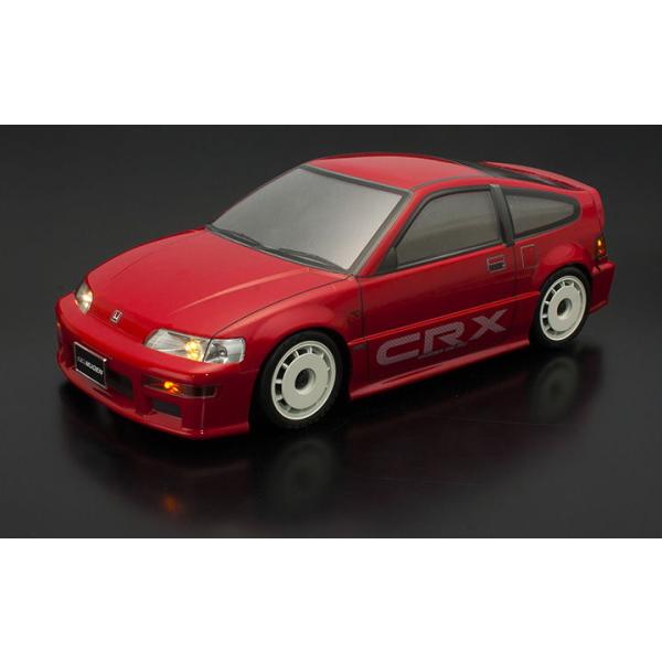 ABCホビー (再生産)1/ 10 電動RCシャーシ組立済みキット ガンベイド サイバー CR-X 「無限 CR-X PRO.2」(25612)ラジコン 返品種別B