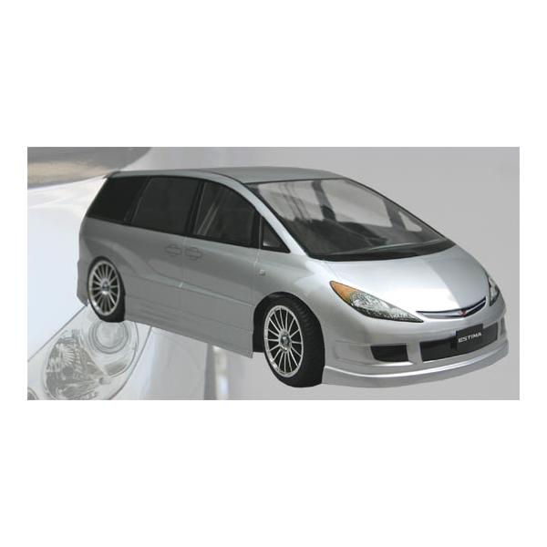 30エスティマ ボディ 1/10ラジコン ドリラジ ABCホビー (再生産)1/ 10 電動RCカー用ボディ 01スーパーボディ トヨタ