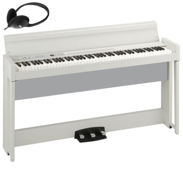 他サイト： コルグ 電子ピアノ(ホワイト)(ヘッドホン付き) KORG C1 Air C1AIR C1-AIR-WH 返品種別Aの商品画像