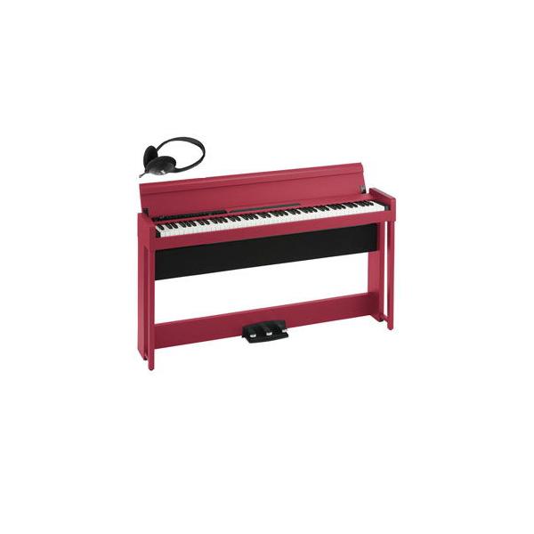 他サイト： コルグ 電子ピアノ(レッド)(ヘッドホン付き) KORG C1 Air C1AIR C1-AIR-RD 返品種別Aの商品画像