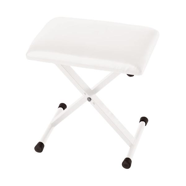 他サイト： コルグ 3段階高低自在イス(ホワイト) 折りたたみ可能タイプ KORG PIANO BENCH PC-110 WH PC-110WH 返品種別Aの商品画像