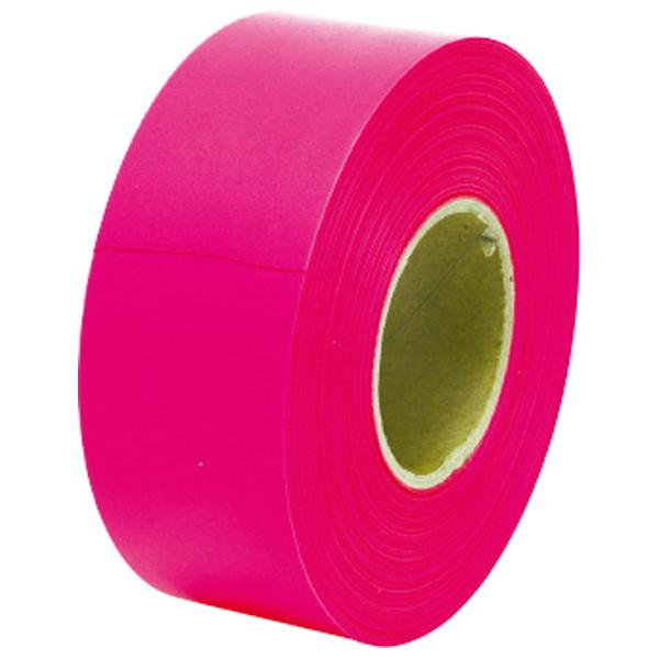 在庫状況：お取り寄せ/お届け：約1週間/※粘着性はありません。◆視認性の高い色なので、目立ちます。◆テープの長さが50mなのでたっぷり使えます。◆手で簡単にちぎれます。/[73798シンワ]