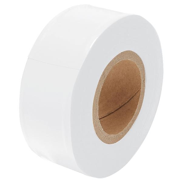 在庫状況：お取り寄せ/お届け：約2週間/※粘着性はありません。◆自然の中で目立つホワイト。◆テープの長さが50mでたっぷり使えます。◆手で簡単にちぎれます。・本体サイズ(約)：φ82×30mm/[74126シンワ]