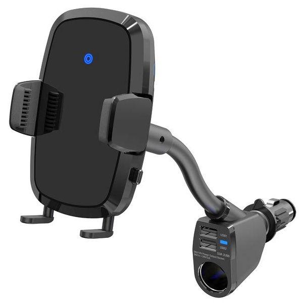 他サイト： ペルシード 自動開閉ワイヤレス充電ホルダーフレキシブルBK Pellucid PPH2046 返品種別Aの商品画像