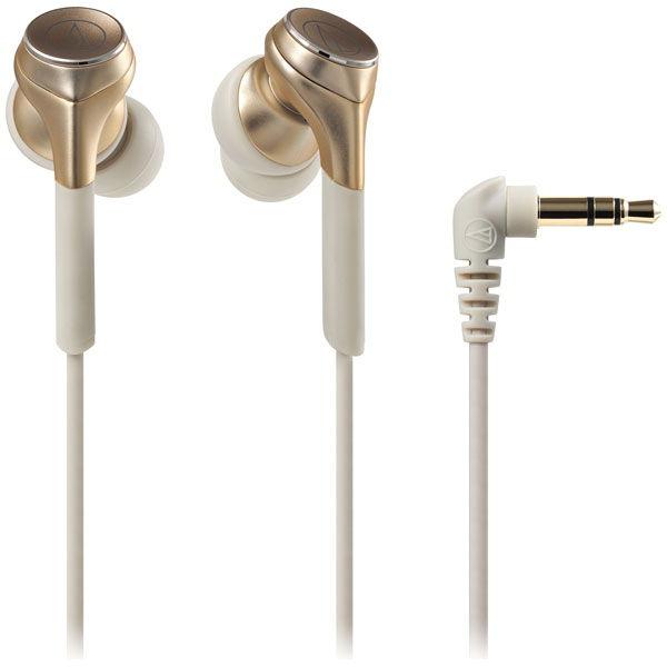 オーディオテクニカ ハイレゾ対応 ダイナミック密閉型カナルイヤホン(シャンパンゴールド) audio-technica SOLID BASS ATH-CKS770X_CG 返品種別A