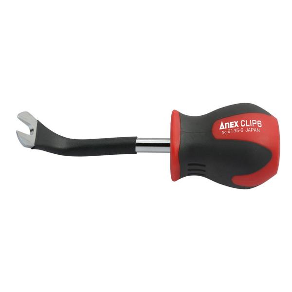 在庫状況：お取り寄せ/お届け：約2週間/◆スタービータイプのクリップリムーバー。◆自動車のタイヤハウス等の狭い所でのクリップ外しに最適です。◆耐久性のある金属ブレード、しっかりと握れるエラストマー樹脂を採用。/[9135Sカネコ]