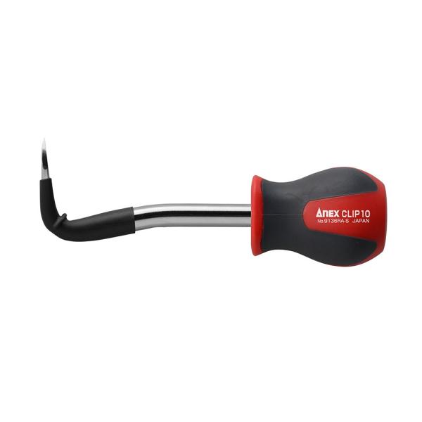 在庫状況：お取り寄せ/お届け：約2週間/◆狭い箇所でも扱いやすいスタービータイプのクリップリムーバー。◆ワイヤーハーネスのクリップやグロメット外しなどにも便利です。◆耐久性のある金属ブレード、しっかりと握れるエラストマー樹脂を採用。/[91...