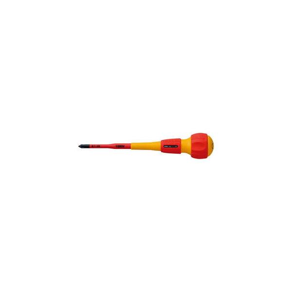 アネックス(ANEX) スリム絶縁ドライバー +1×軸長100mm 兼古製作所 アネックスツール 79001100 返品種別B