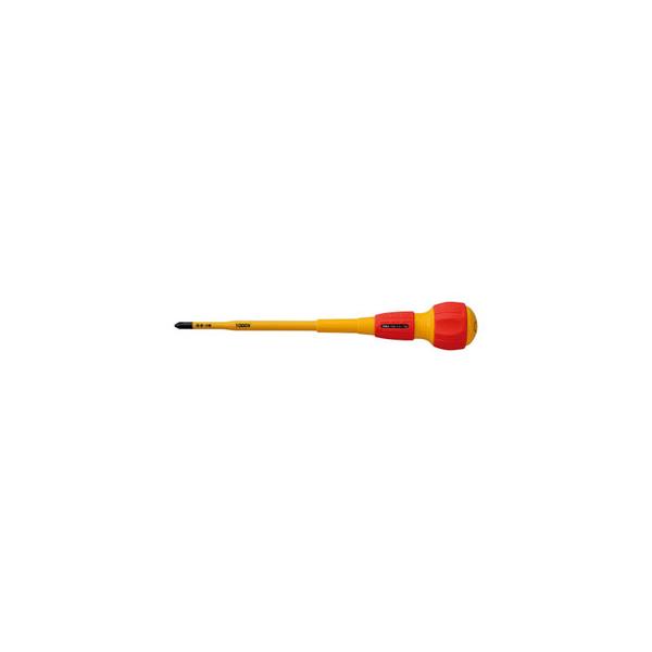 アネックス(ANEX) スリム絶縁ドライバー +2×軸長150mm 兼古製作所 アネックスツール 79002150 返品種別B