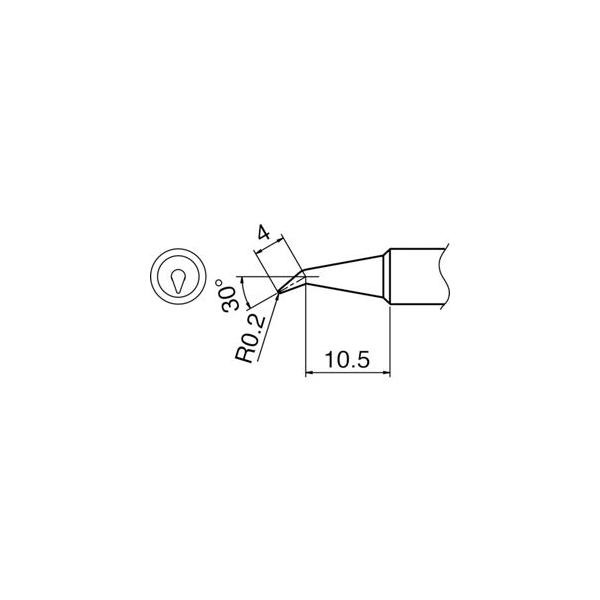 在庫状況：お取り寄せ/取引先在庫あり3日〜5日で出荷/◆適合コテ:FX8801◆適合ステーション本体:FX888、FX600/[T18BR02]