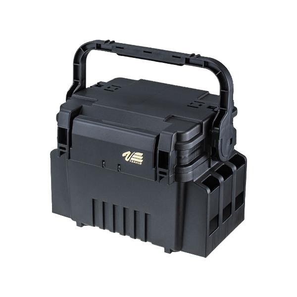 在庫状況：在庫あり/2024年04月 発売/◆ランガンシステムBOXにハンドルストッパー機能を搭載した、VS-7055N。◆滑り止めラバーグリップ付属◆ワームプルーフ・サイズ：313×233×231mm/[VS7055Nブラツク]