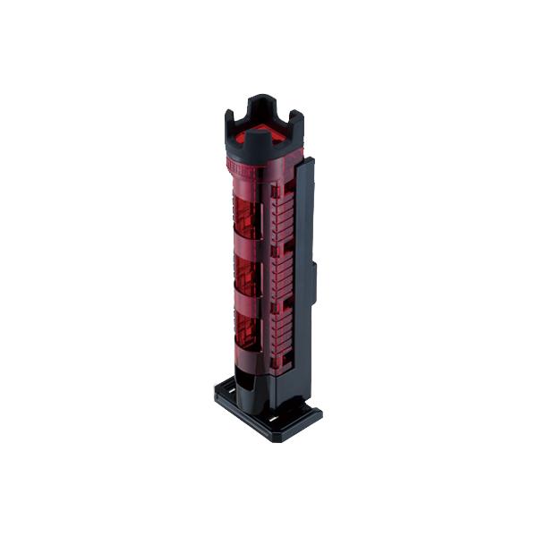 明邦化学工業 ロッドスタンド BM-300 Light(クリアレッド×ブラック) 返品種別A
