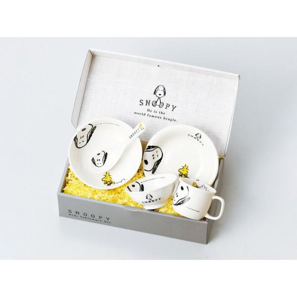 Kaneshotouki(金正陶器) こども食器 ギフトセット(スヌーピー) 5点セット SNシヨツキギフト 返品種別A