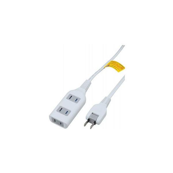 在庫状況：お取り寄せ/◆トラッキング火災を予防する絶縁カバー付き◆ホコリの進入を防止する安全シャッター付き◆180°動くスイングプラグ・口数：3個口・コード長：3m/[Y02S303WH]