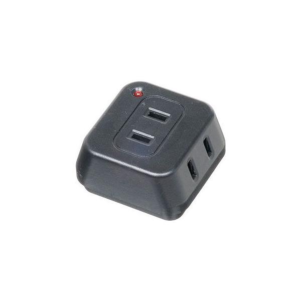 在庫状況：お取り寄せ/◆3方向に電源を分配◆コンパクトサイズ◆トラッキング火災を予防する絶縁カバー付き・口数：3個口/[Y02TK300BK]