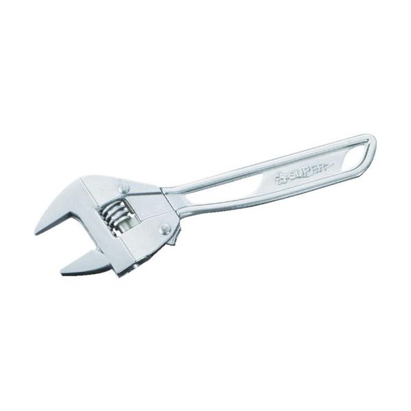 SUPER TOOL スーパーツール ラチェット式ワイドモンキレンチ