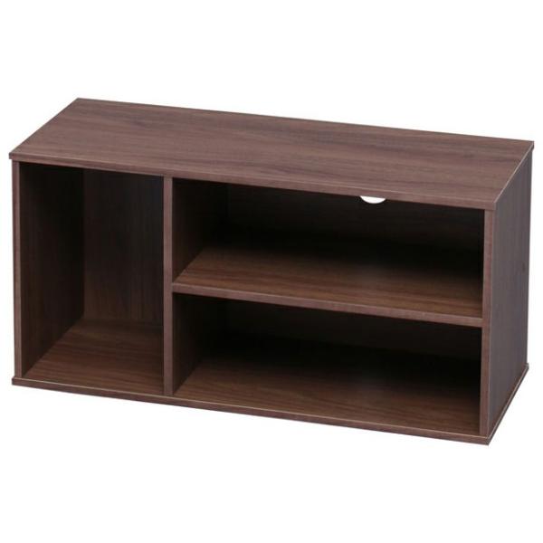 他サイト： アイリスオーヤマ モジュールボックス (ウォールナット) IRIS MDB-3S(ウォールナット) 返品種別Aの商品画像