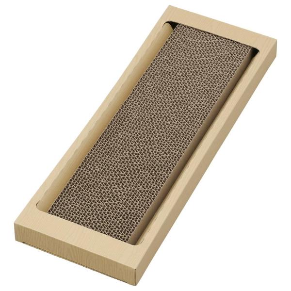 在庫状況：在庫あり/※仕様やパッケージは、リニューアルなどの理由で変更になっている場合がございます。予めご了承下さい。◆猫がのびのび爪とぎできる、場所をとらないスリムタイプの爪とぎです。◆セットの爪とぎは目が大きいので爪が研ぎやすく、爪とぎ...